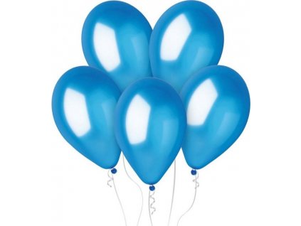 GM110 kovové balónky 12" - modré 36/100 ks.