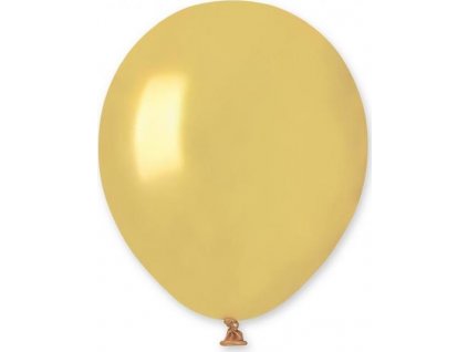 AM50 kovové 5" balónky - Golden Dorato 74/ 100 ks.