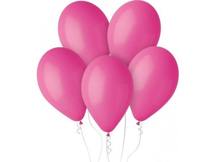 G110 pastelové balóniky 12" - tmavo ružové 07/ 100 ks.