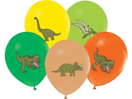 Balóniky Dinosaury, 12" / 5 ks.