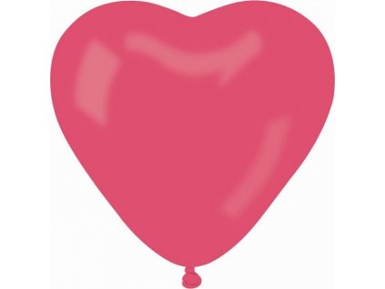 CR17 pastelové balóniky srdce veľké - červené 05/50 ks.