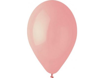 Balónky G90 pastelové 10" - jemné růžové 73/100 ks (makaron)