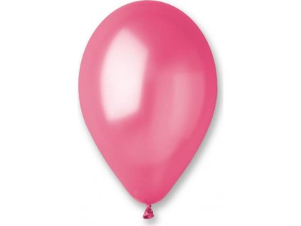 GM90 kovové balónky 10" - tmavě růžové 64/100 ks.