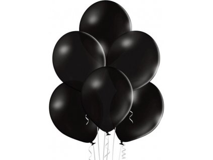 B105 Pastelově černé balónky 100 ks.