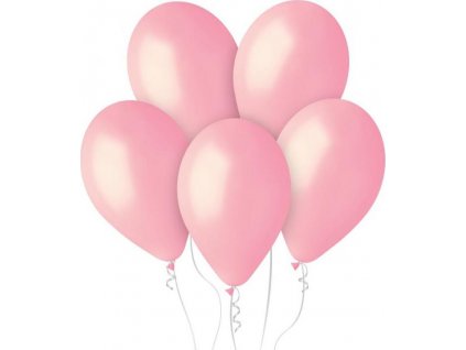 G110 pastelové balóniky 12" - svetlo ružové 57/100 ks