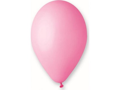 A80 pastelové 9" balónky - růžové 06/ 100 ks.