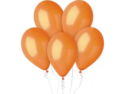 GM110 kovové balónky 12" - oranžové 31/ 100 ks.