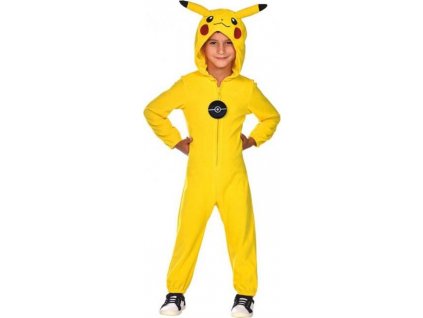 Kostým Pokemon Pikachu Suit Boy pro děti 8 - 10 let