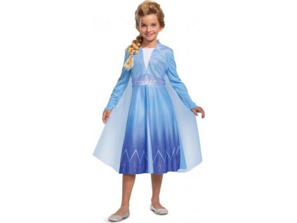 Kostým Elsa Basic - Frozen 2 (licence), velikost S (5-6 let)