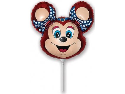 Fóliový balónik 14" FX - "Babsy Mouse" (červený)