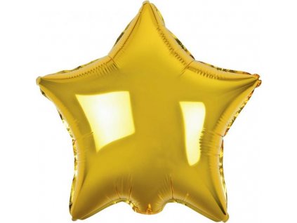 B&C fóliový balónek "Star", zlatý, 19