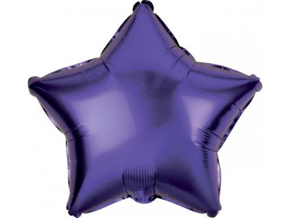 Fóliový balónek "Hvězda", fialový, 19