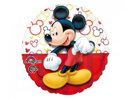 Fóliový balónik 18" CIR - "Portrét Mickey Mouse