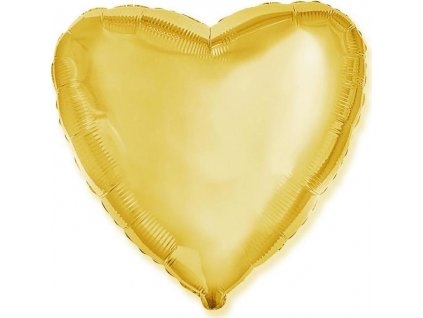 Fóliový balónik 18" FX - "Srdce" (zlatý)