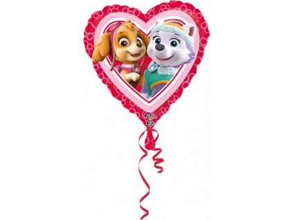 18&#39;&#39; fóliový balónek HRT - "Paw Patrol Love - Girl