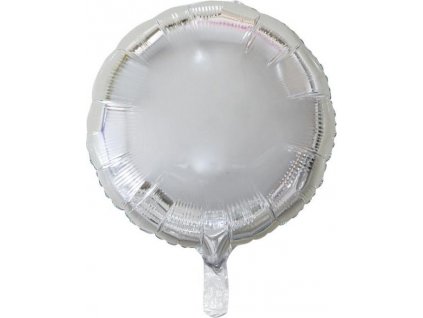 Fóliový balónek "kulatý", stříbrný, 18