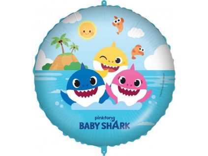 Fóliový balónik 18" "Baby Shark zábava na slnku