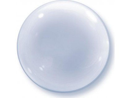 Balónek fóliový 20" QL Bubble Deco "Transparent" ST ASSORT