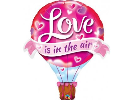 Fóliový balónek 42" QL SHP LOVE JE VE VZDUCHU