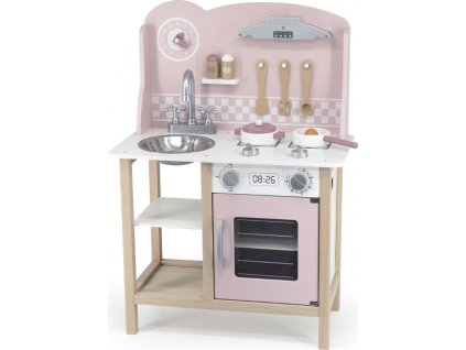 Kuchyňa Viga 44046 PolarB so strieborno-ružovými doplnkami