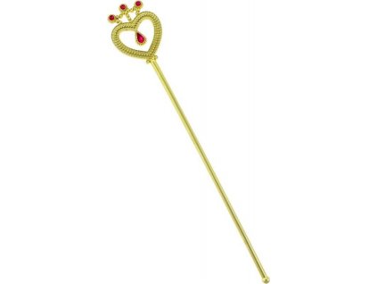 Zlatá hůlka s rubínem, 37 cm