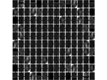 Závěs B&C Square, metalická černá, 100x200 cm
