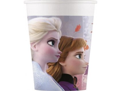 Papierové kelímky (WM), Frozen 2 (Disney), 200 ml, 8 ks (štítok SUP)