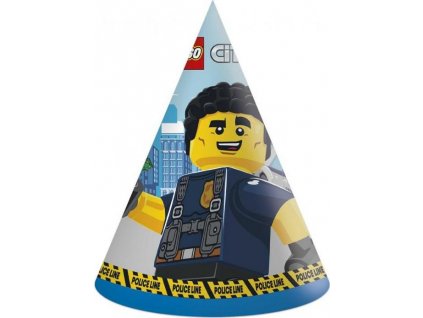 Papierové čiapky Lego City, 6 ks.