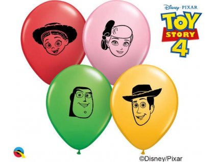 Balón QL 5 palcov Toy Story 4, mix farieb / 100 ks.