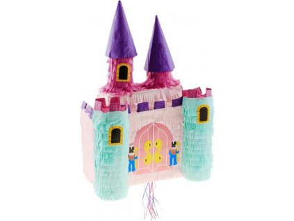 Princezná Castle piñata, rozmer 25 x 17 x 42 cm