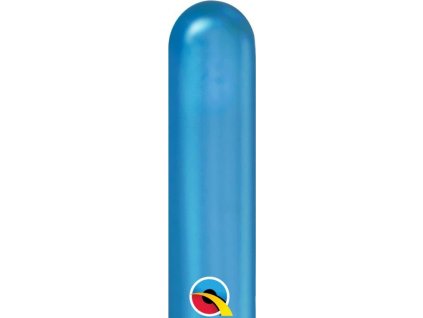 Balónková modelína QL 260, modrý chrom / 100 ks.