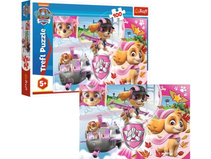 TREFL Puzzle Tlapková patrola Skye v akcii