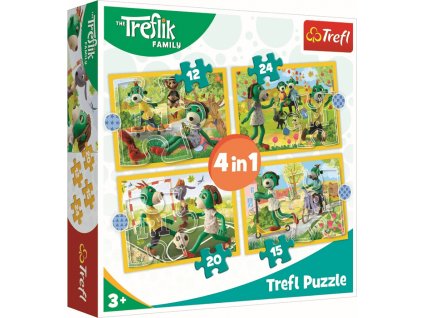 TREFL Puzzle Treflíci: Společná zábava 4v1