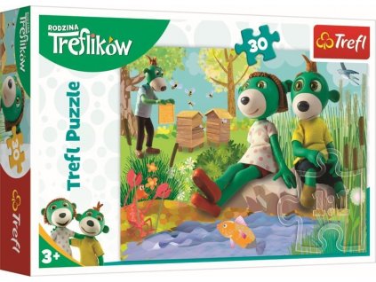 TREFL Puzzle Treflíci: U rybníka 30 dílků