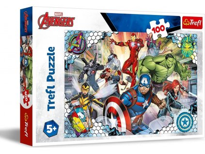 TREFL Puzzle Slavní Avengers 100 dílků