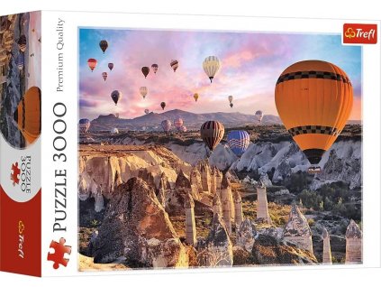 TREFL Puzzle Balóny nad Kappadokií, Turecko 3000 dílků