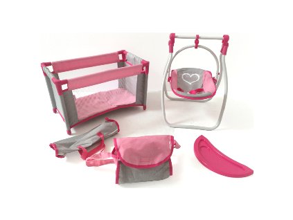 Sada pro panenky MILLY MALLY 4754 Elsa Prestige Pink