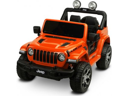 TERÉNNÍ VOZIDLO NA BATERIE JEEP RUBICON ORANŽOVÁ