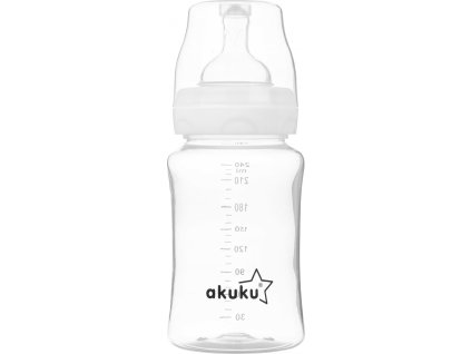Antikoliková fľaša so širokým hrdlom Akuku 240 ml