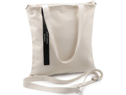 Textilní taška / crossbody bavlněná 33x38 cm