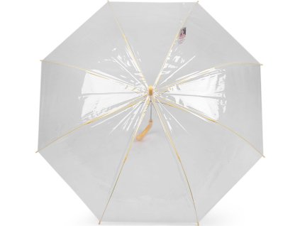 Dámsky / dievčenské priehľadný vystreľovací dáždnik
