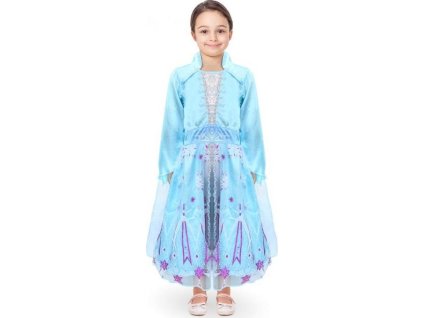 Detský kostým "Modrá princezná" (šaty) veľkosť 95-110 cm