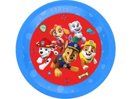 Opakovane použiteľný tanier Paw Patrol 21cm Decorata Party Nickelodeon, 1 ks.