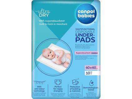 CANPOL babies Multifunkčné hygienické podložky 60x60cm 10ks