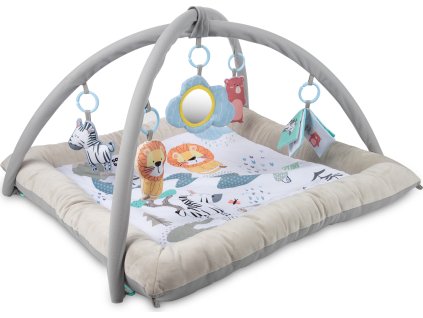 CANPOL babies Canpol babies Plyšová edukativní hrací deka s hrazdičkou 0+ SAFARI​