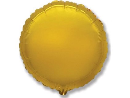 Fóliový balónek 18" FX - "kulatý" (zlatý)