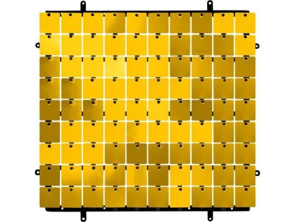 Panel dekoracyjny złoty, czarne tło typ B, 30x30 cm/ 100 kwadratów