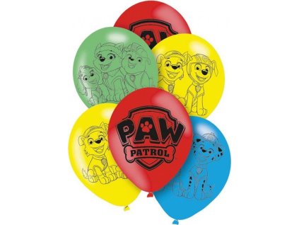 Balony lateksowe 11" Paw Patrol, 27,5 cm