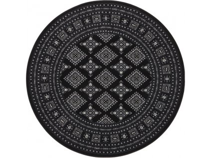 Kruhový koberec Mirkan 104109 Black
