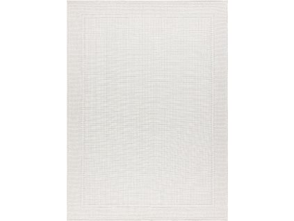 Kusový koberec Timo 5979 White – na ven i na doma
